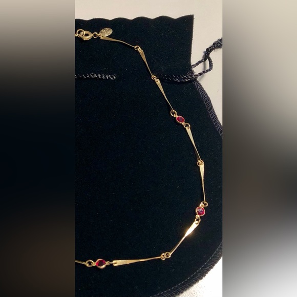 Jewels by Park Lane Gold-Tone Birthstone Necklace (July) - Picture 6 of 10